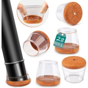 Anicco 28pc Silicone Chair Leg Floor‎ Protectors (3937)